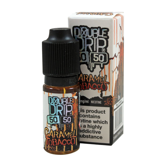 Double Drip 50:50 Caramel Tobacco 10ml-12mg