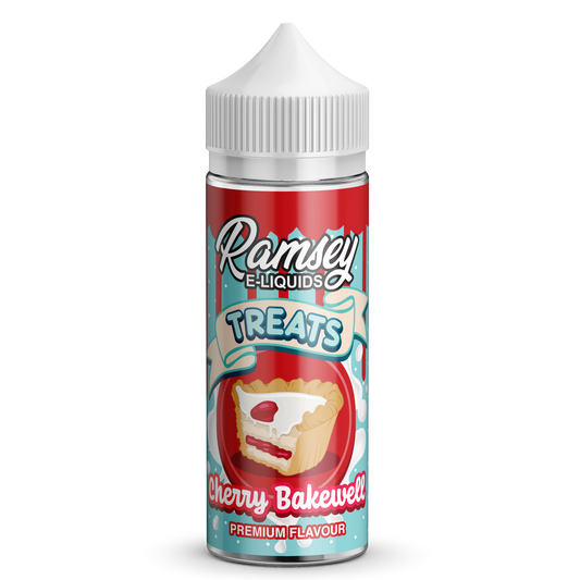 Ramsey E-Liquids Treats Cherry Bakewell 0mg 100ml Shortfill E-Liquid