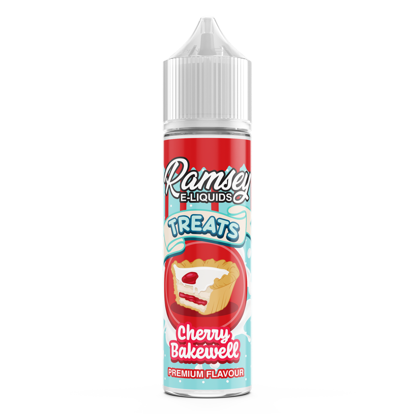 Ramsey E-Liquids Treats Cherry Bakewell 0mg 50ml Shortfill E-Liquid