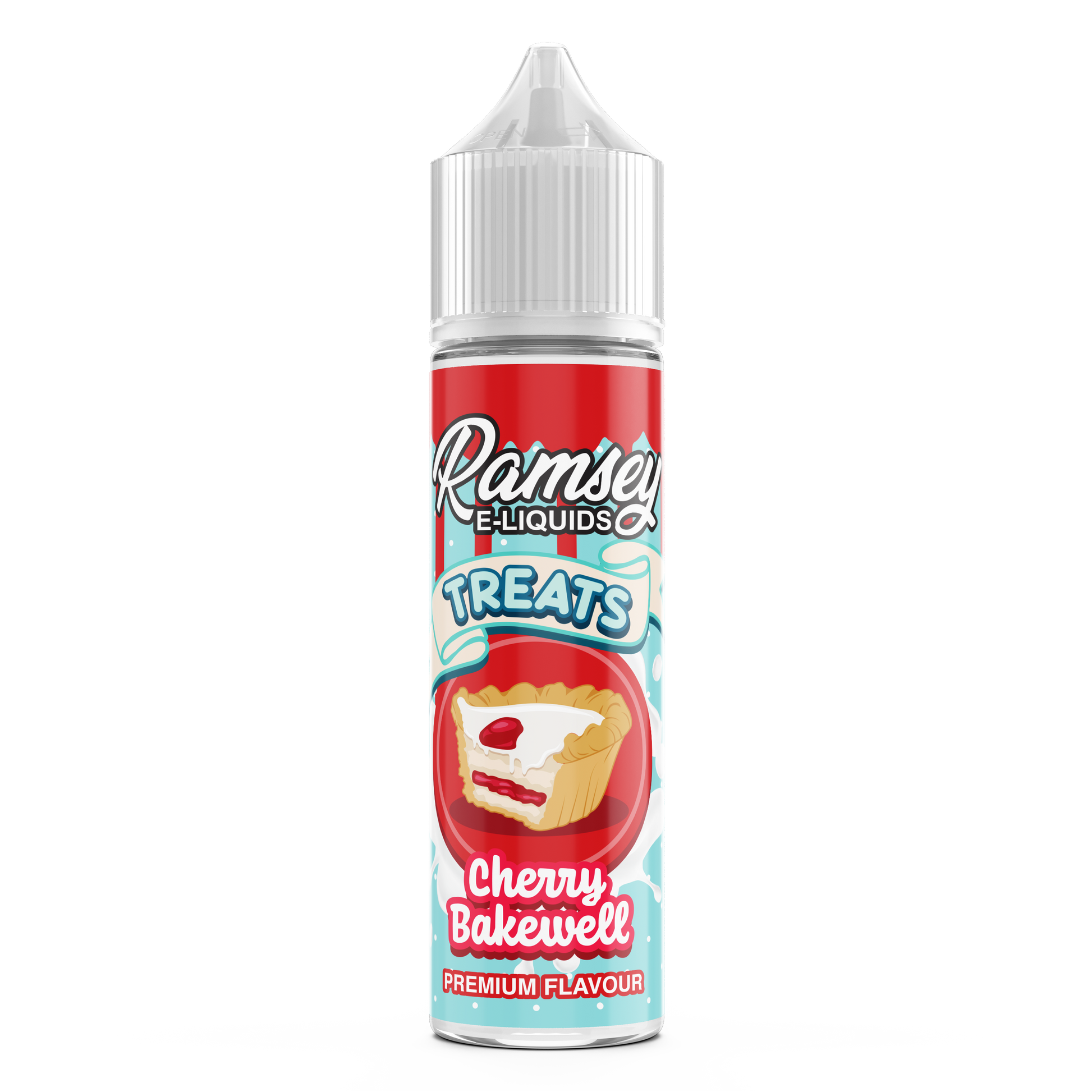 Ramsey E-Liquids Treats Cherry Bakewell 0mg 50ml Shortfill E-Liquid