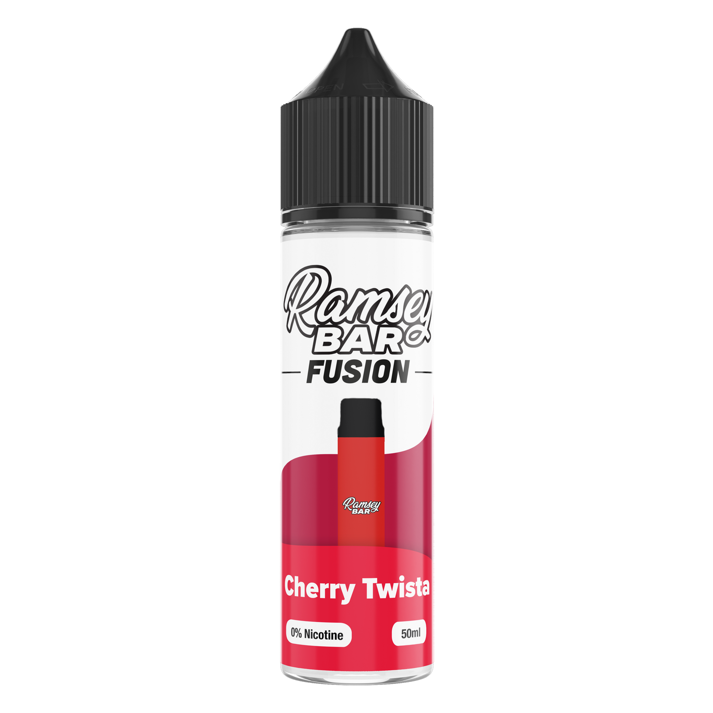 Ramsey Bar Fusion Cherry Twista 50ml Shortfill E-Liquid