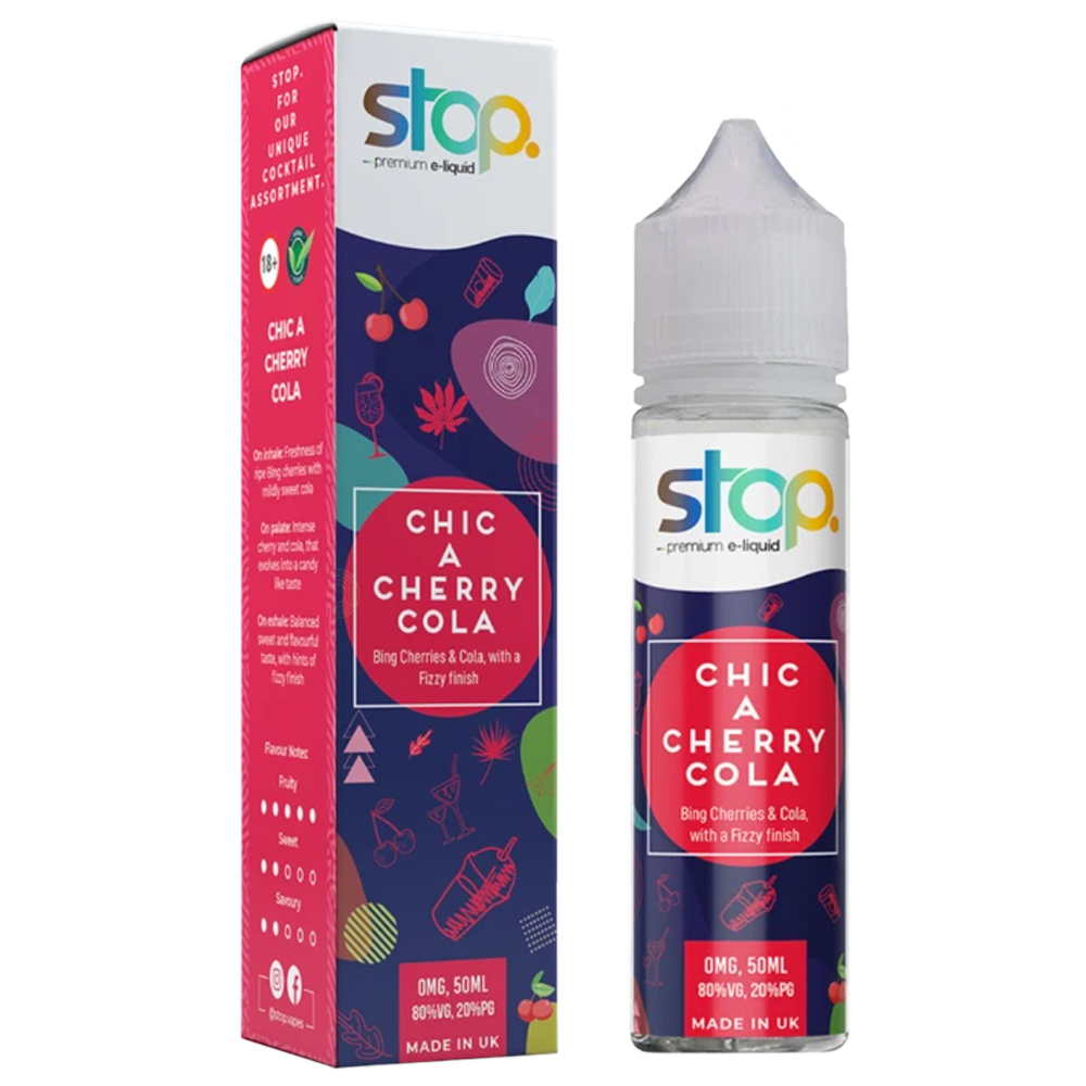 Stop Chic A Cherry Cola 0mg 50ml Shortfill E-Liquid