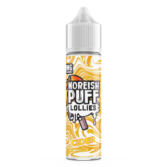 Moreish Puff Lollies Cider 0mg 50ml Shortfill E-Liquid