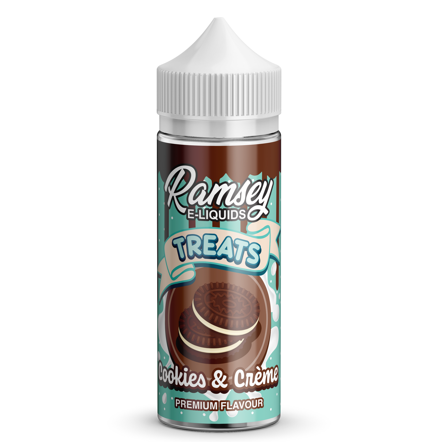 Ramsey E-Liquids Treats Cookies Cream 0mg 100ml Shortfill E-Liquid