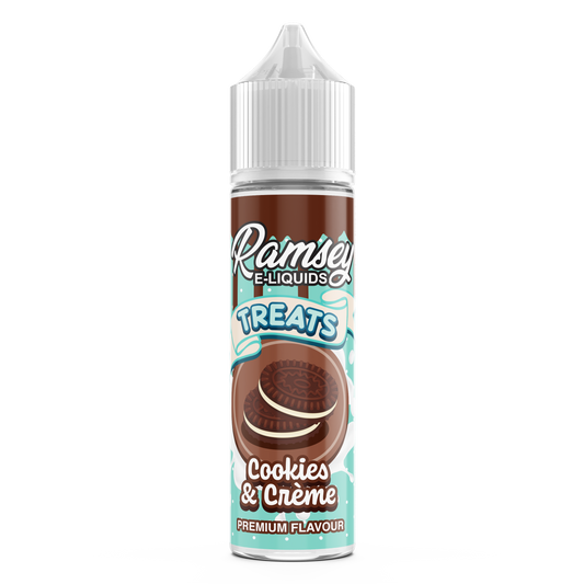 Ramsey E-Liquids Treats Cookies Cream 0mg 50ml Shortfill E-Liquid