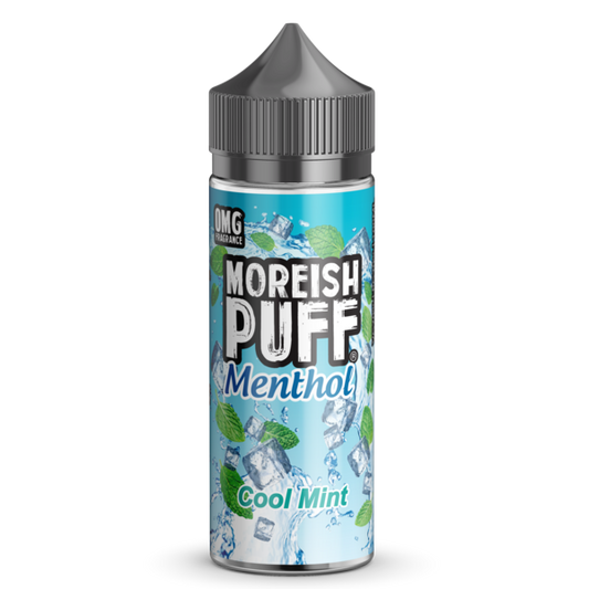 Moreish Puff Menthol Cool Mint 0mg 100ml Shortfill E-Liquid