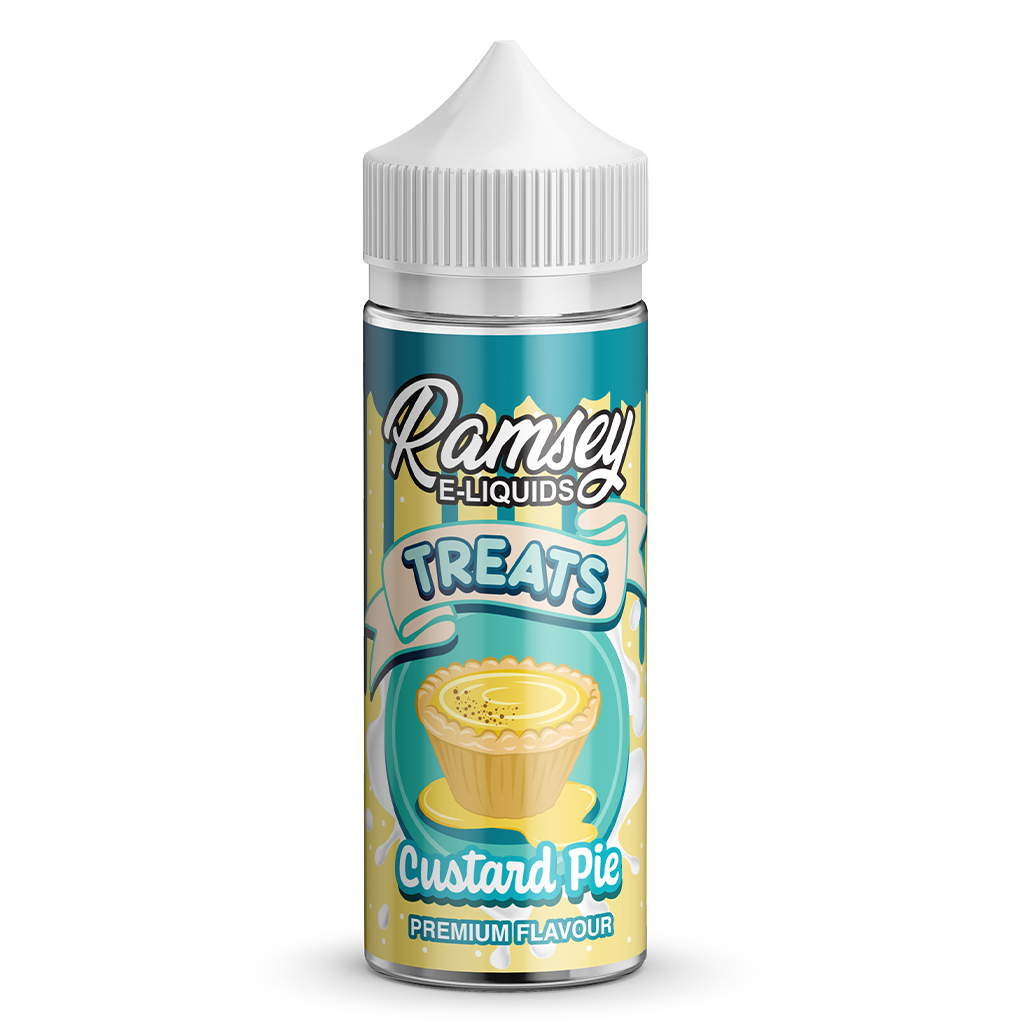 Ramsey E-Liquids Treats Custard Pie 0mg 100ml Shortfill E-Liquid