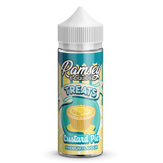 Ramsey E-Liquids Treats Custard Pie 0mg 100ml Shortfill E-Liquid