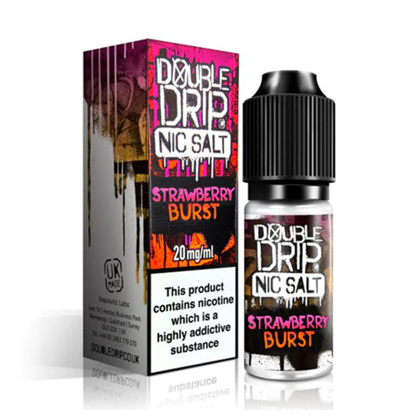 Double Drip Strawberry Burst 10ml Nic Salt