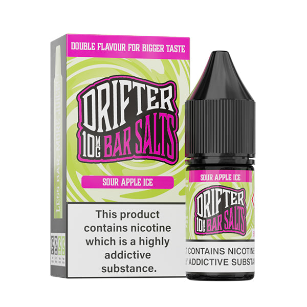 Drifter Bar Salts Sour Apple Ice 10ml Nic Salt