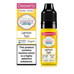 Dinner Lady Desserts 50/50: Lemon Tart 10ml E-Liquid-3mg