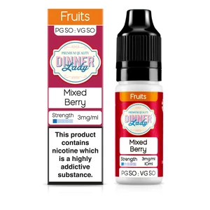 Dinner Lady Fruits 50/50: Mixed Berry 10ml E-Liquid-3mg