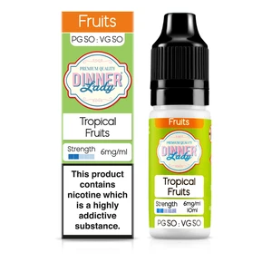 Dinner Lady Fruits 50/50: Tropical Fruits 10ml E-Liquid-3mg