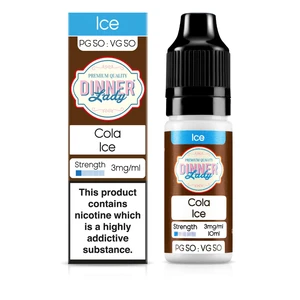 Dinner Lady Ice 50/50: Cola Ice 10ml E-Liquid-3mg