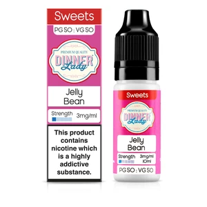 Dinner Lady Sweets 50/50: Jelly Bean 10ml E-Liquid-3mg