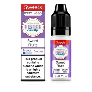 Dinner Lady Sweets 50/50: Sweet Fruits 10ml E-Liquid-3mg