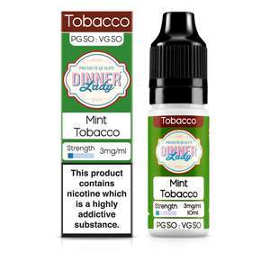 Dinner Lady Tobacco 50/50: Mint Tobacco 10ml E-Liquid-3mg