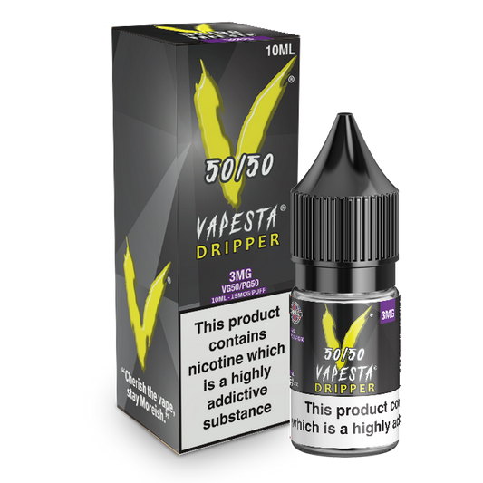 Vapesta 50/50: Dripper 10ml E-Liquid-3mg