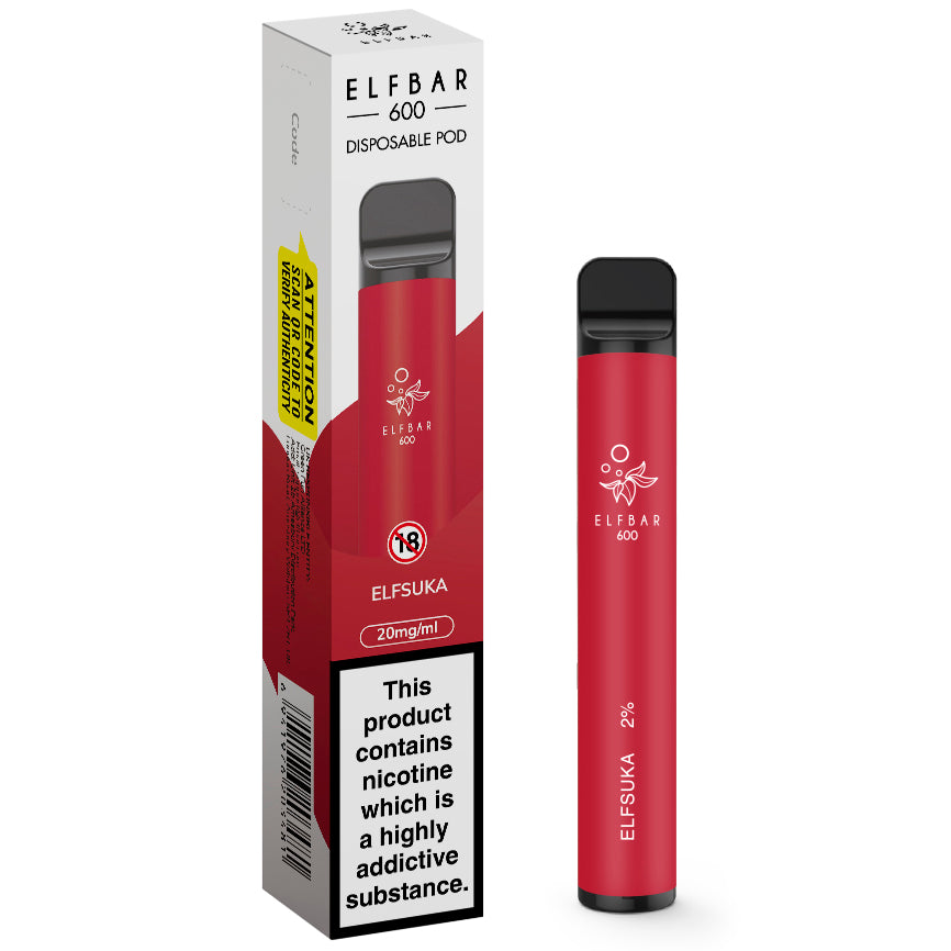 Elf Bar 600 Elfsuka Disposable Vape