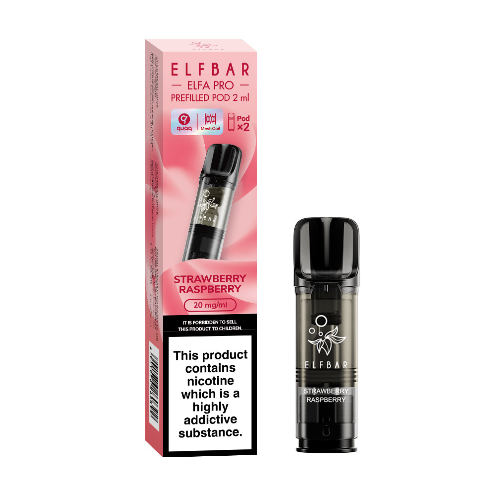 Elf Bar Elfa Pro Prefilled Pods 2pcs - Strawberry Raspberry