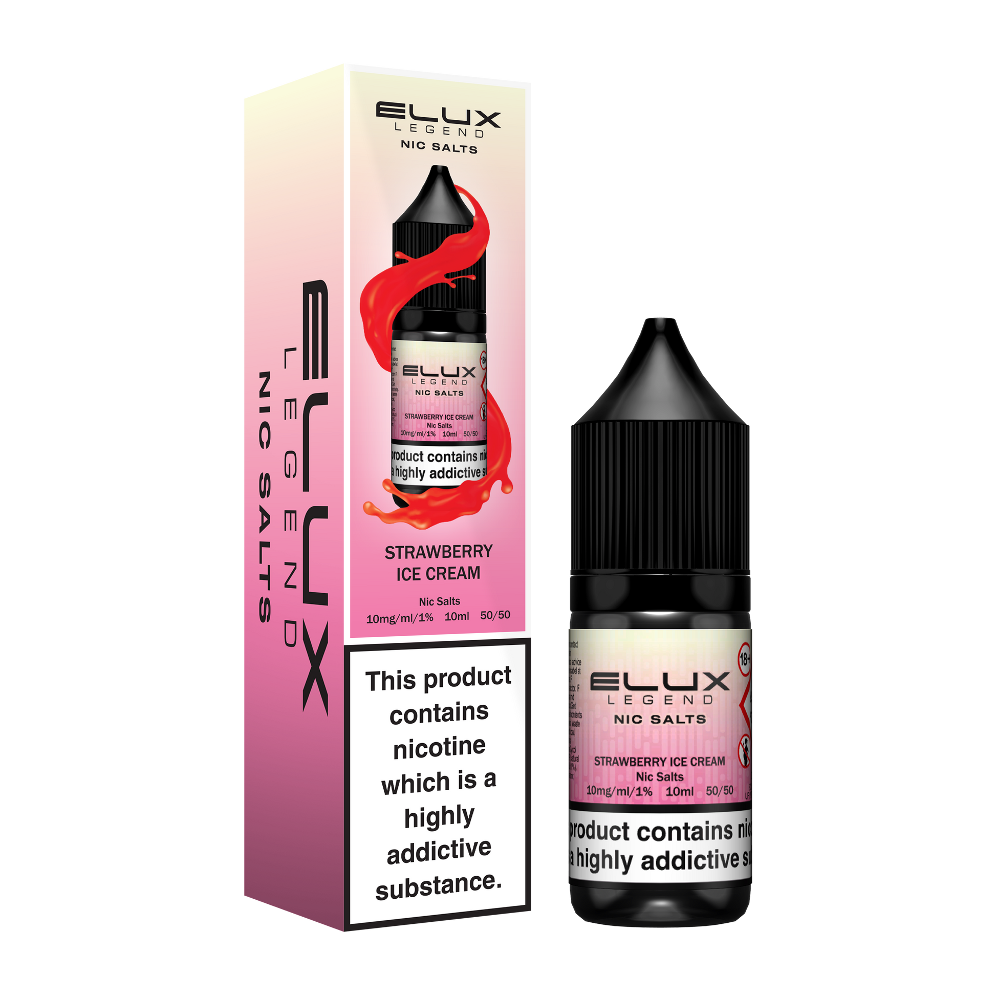 Strawberry Ice Cream Nic Salt by Elux - Nic Salts UK