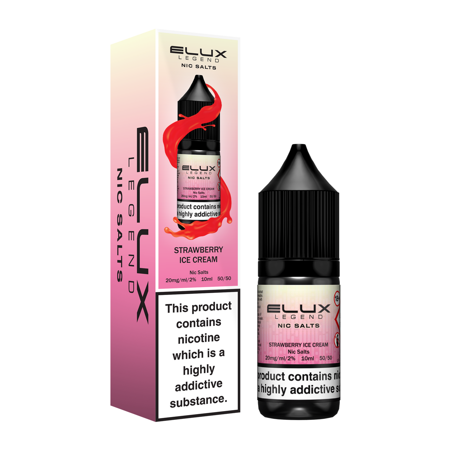 Elux Legend Strawberry Ice Cream 10ml Nic Salt