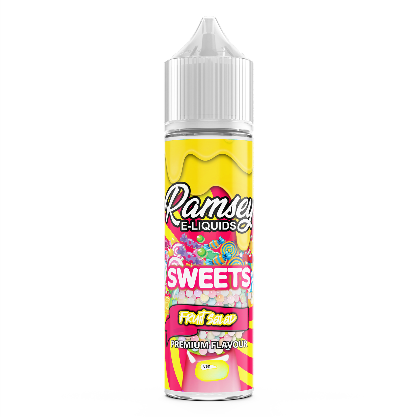 Ramsey E-Liquids Sweets Fruit Salad 0mg 50ml Shortfill E-Liquid