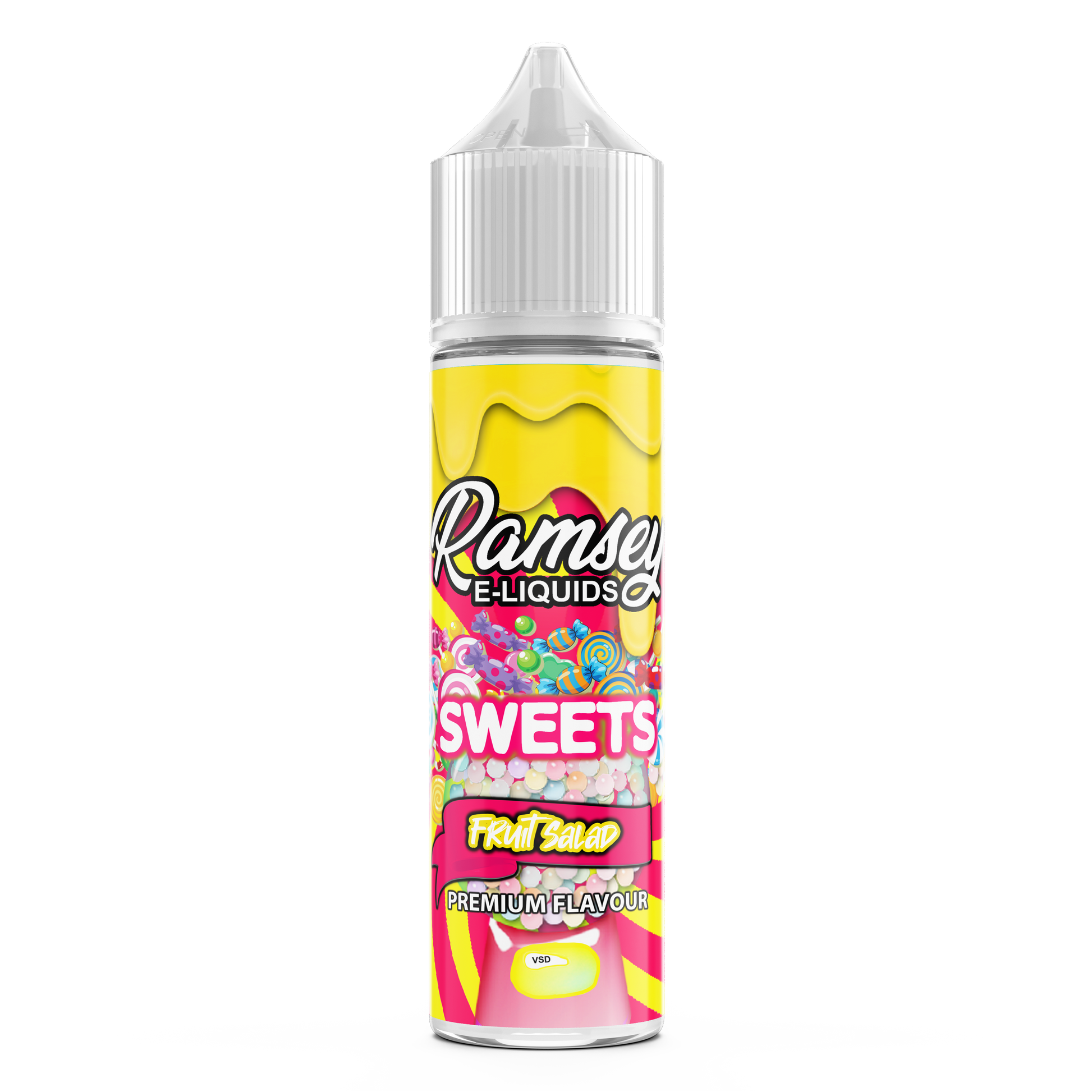 Ramsey E-Liquids Sweets Fruit Salad 0mg 50ml Shortfill E-Liquid