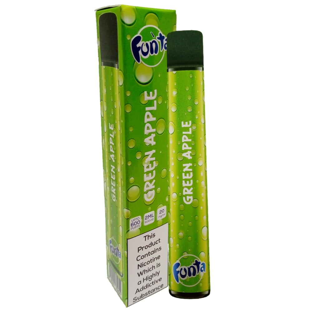 Funta Disposable Vape Device - Green Apple