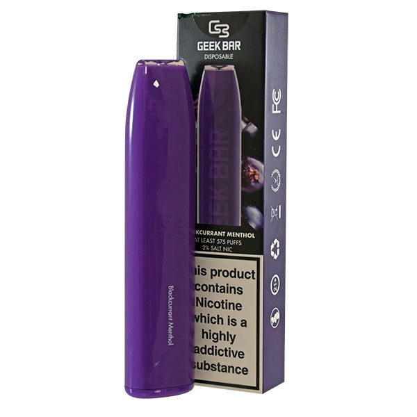 GeekVape Geek Bar Disposable Vape 20mg - Blackcurrant Menthol