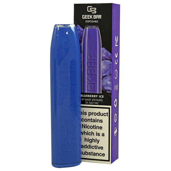 GeekVape Geek Bar Disposable Vape 20mg - Blueberry Bubble Gum