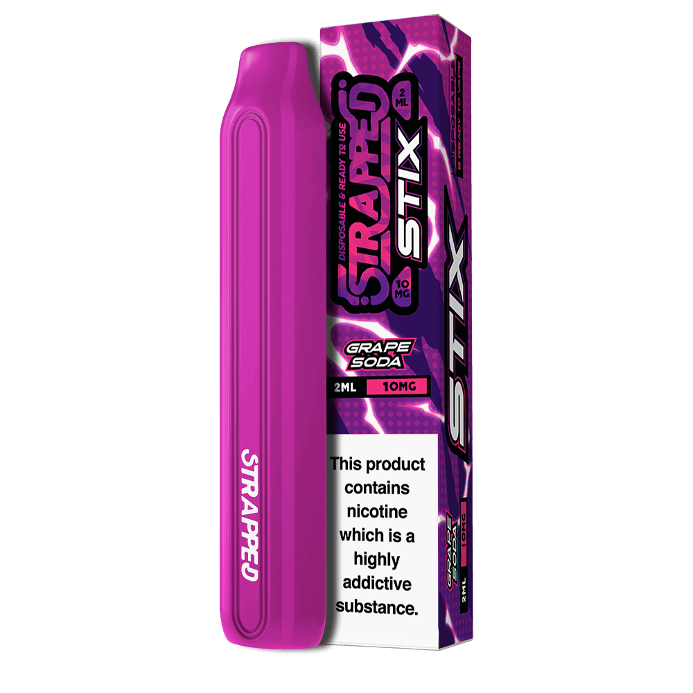 Strapped Stix Disposable Vape Device - Grape Soda