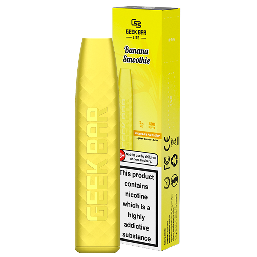 Geek Bar Lite Disposable Device 20mg-Banana Smoothie