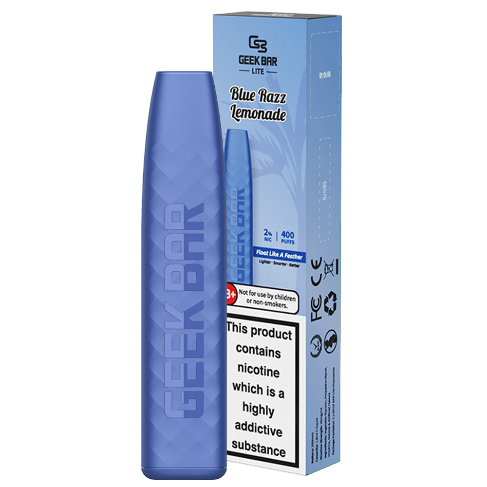 Geek Bar Lite Disposable Device 20mg-Blue Razz Lemonade