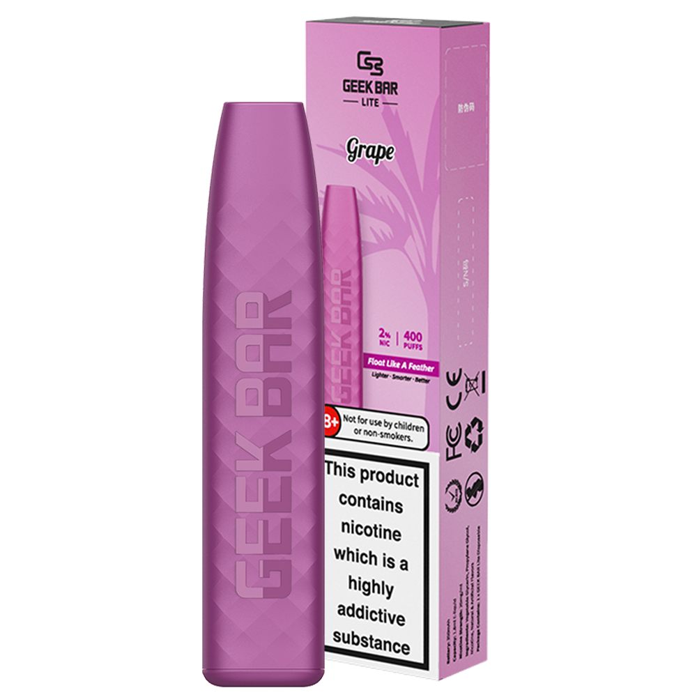 Geek Bar Lite Disposable Device 20mg-Grape