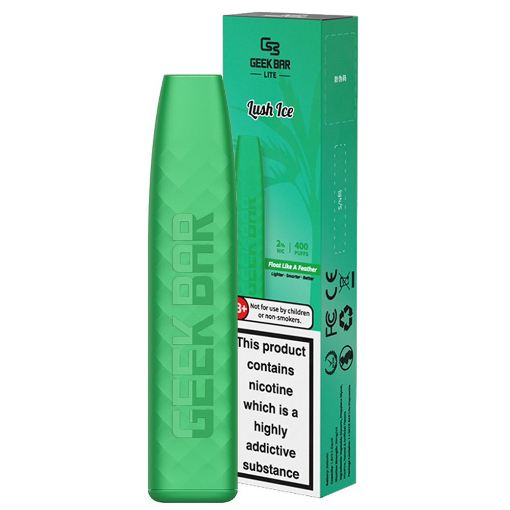 Geek Bar Lite Disposable Device 20mg-Lush Ice