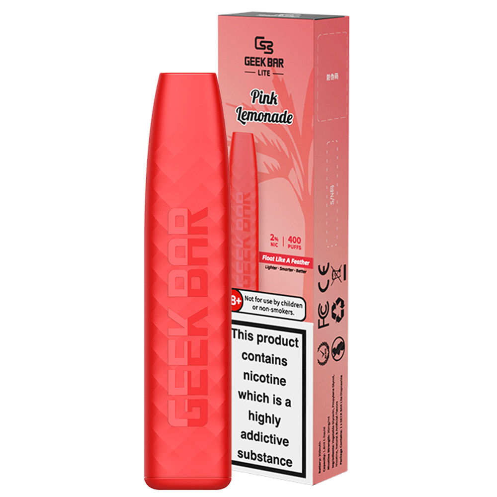 Geek Bar Lite Disposable Device 20mg-Pink Lemonade