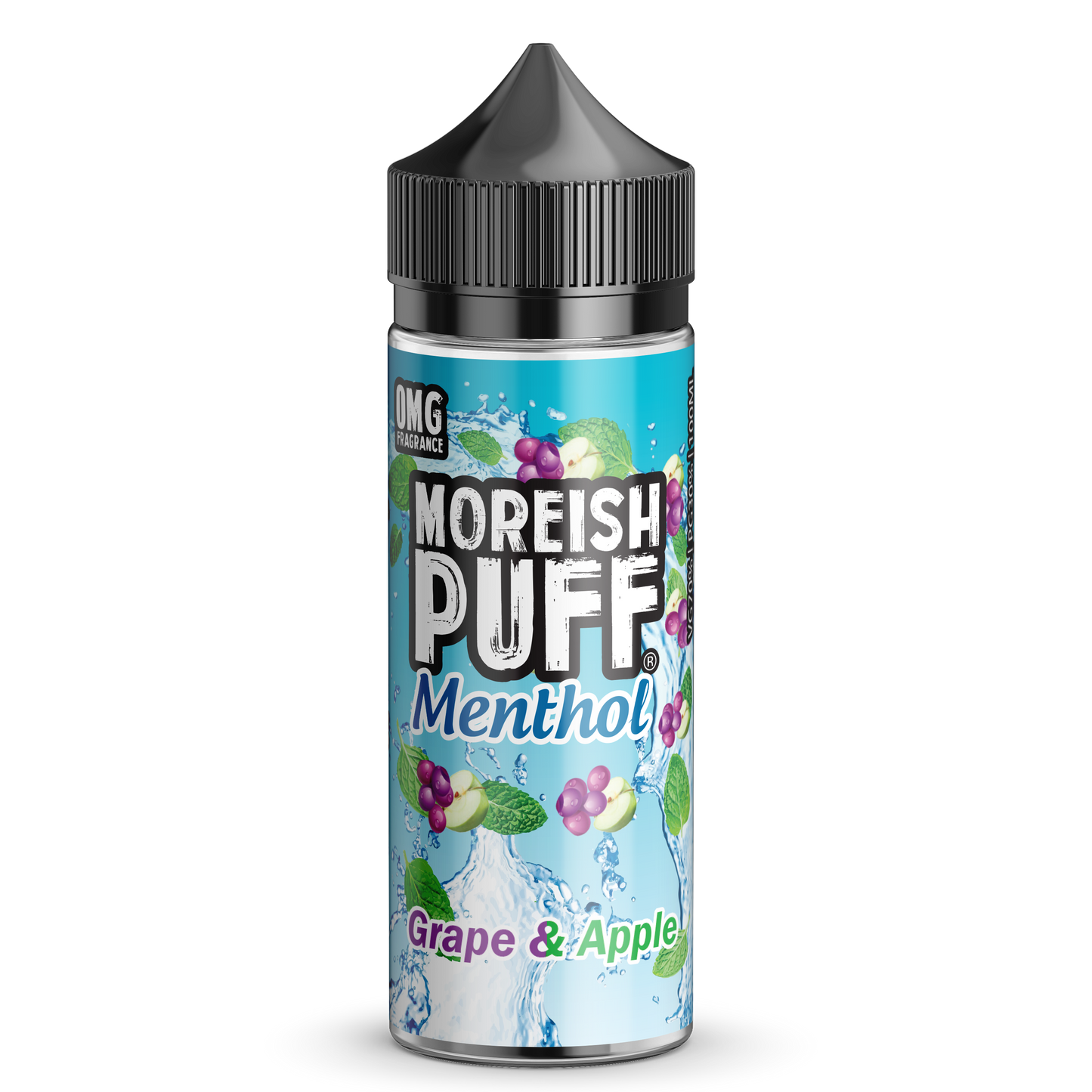 Moreish Puff Menthol Grape & Apple 0mg 100ml Shortfill E-Liquid