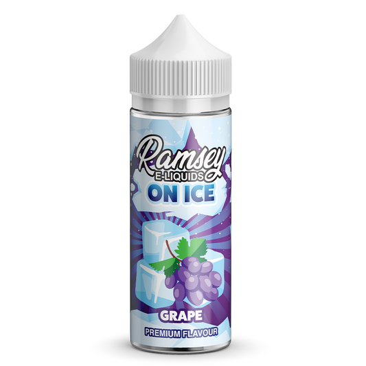 Ramsey E-Liquids On Ice Grape 0mg 100ml Shortfill E-Liquid