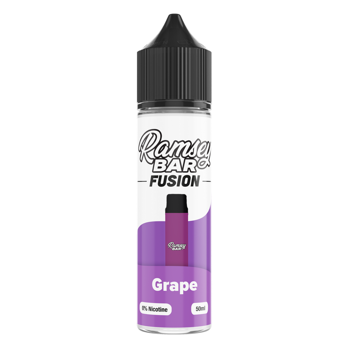 Ramsey Bar Fusion Grape 50ml Shortfill E-Liquid