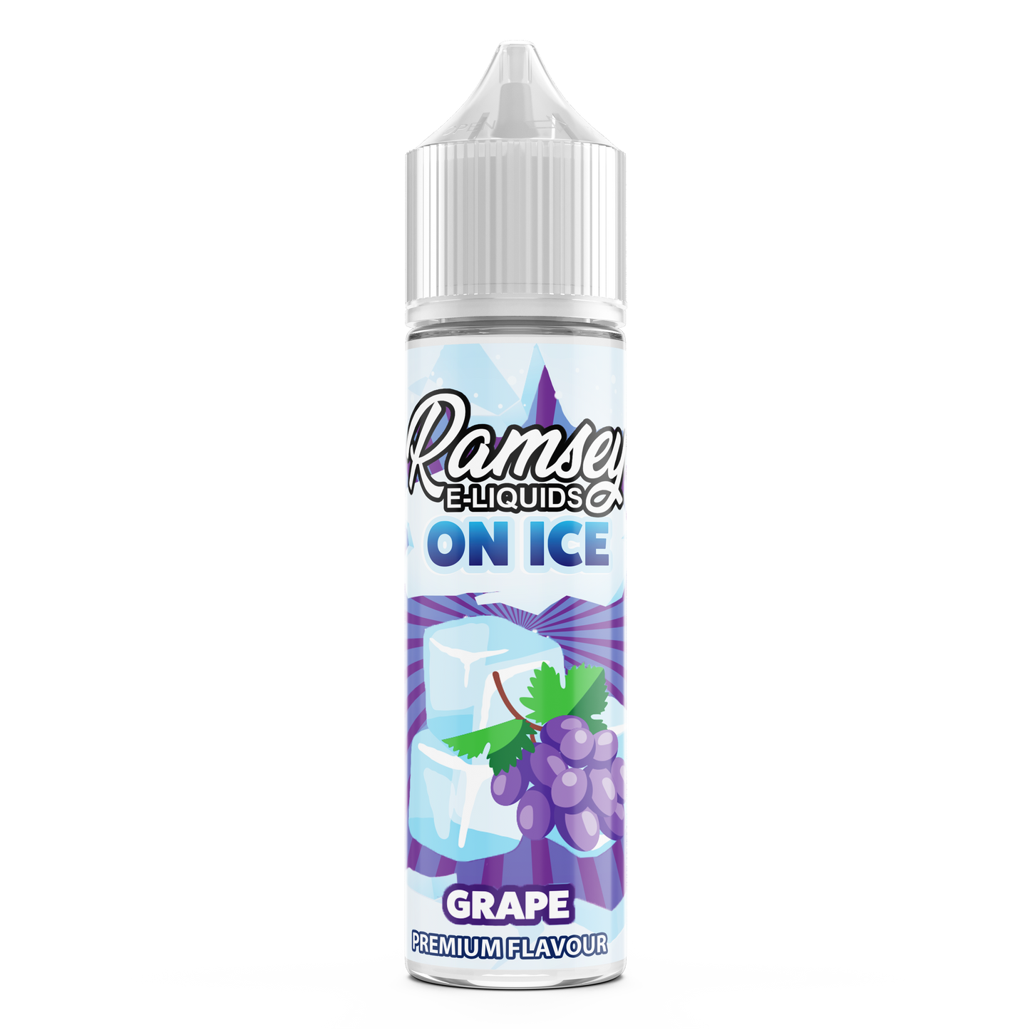 Ramsey E-Liquids On Ice Grape 0mg 50ml Shortfill E-Liquid