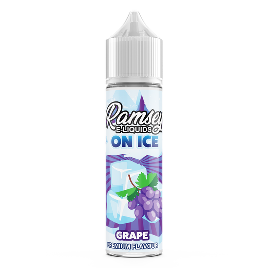 Ramsey E-Liquids On Ice Grape 0mg 50ml Shortfill E-Liquid