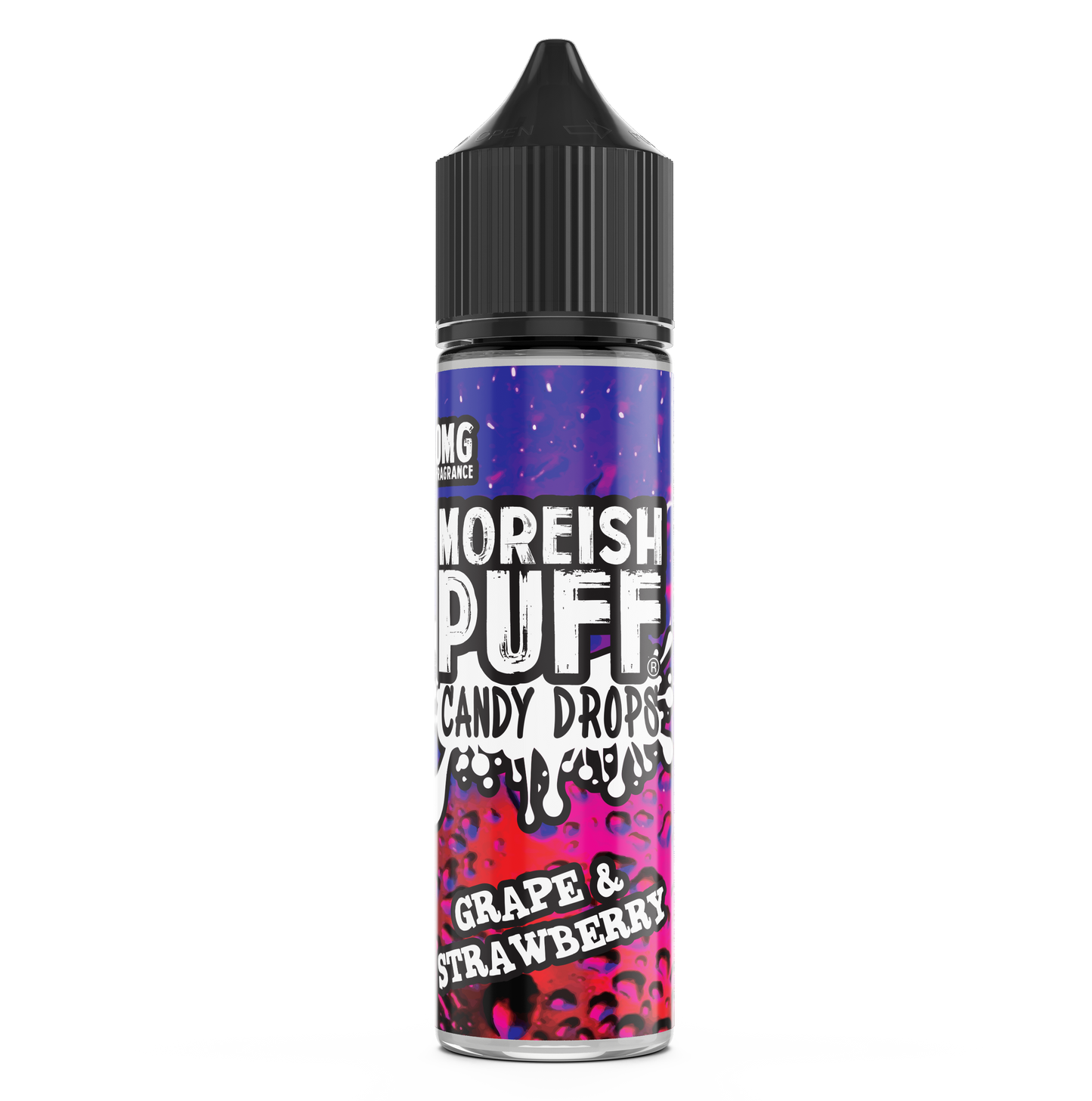 Grape & Strawberry Candy Drops E-Liquid by Moreish Puff 50ml Shortfill