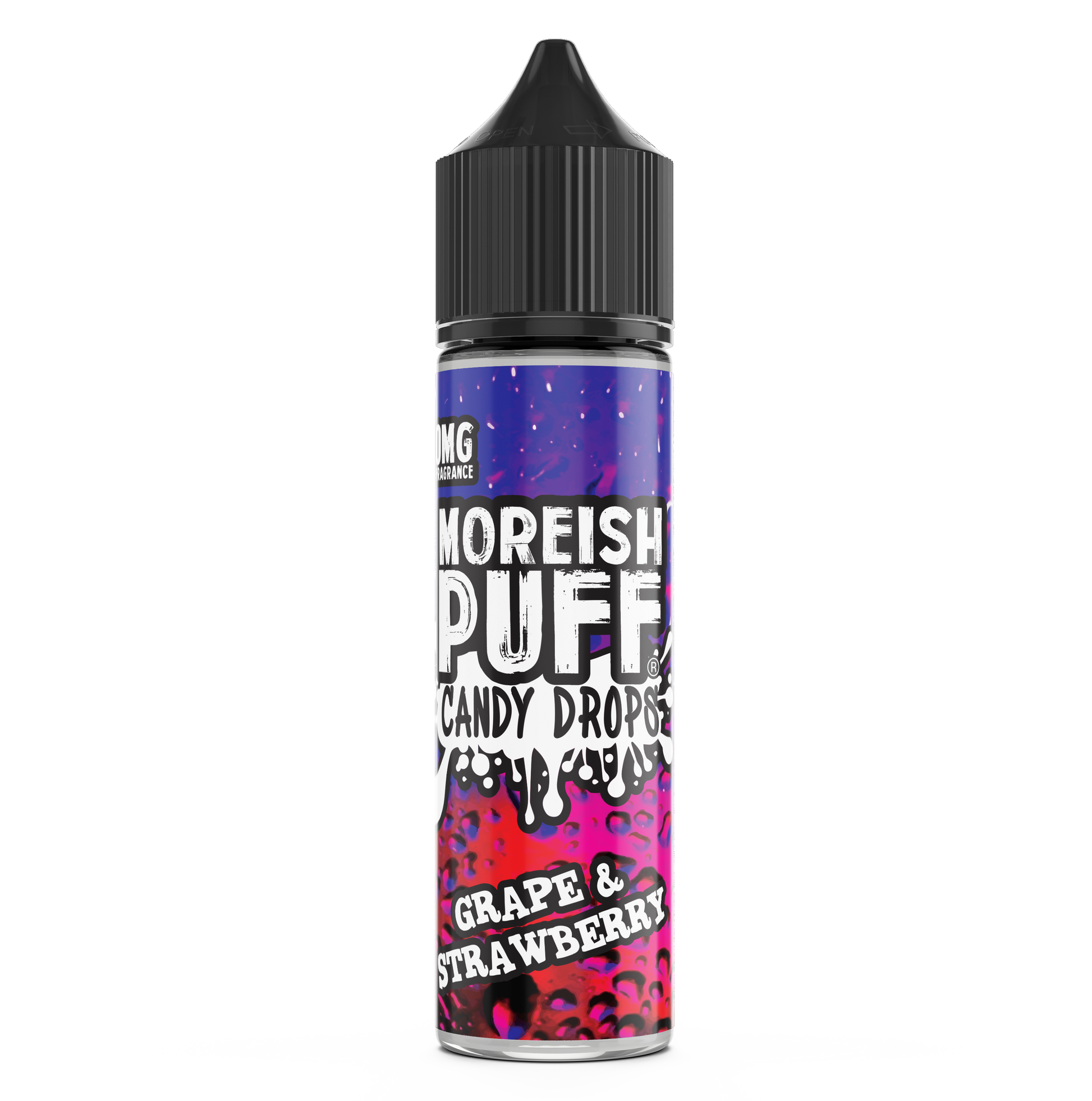 Grape & Strawberry Candy Drops E-Liquid by Moreish Puff 50ml Shortfill