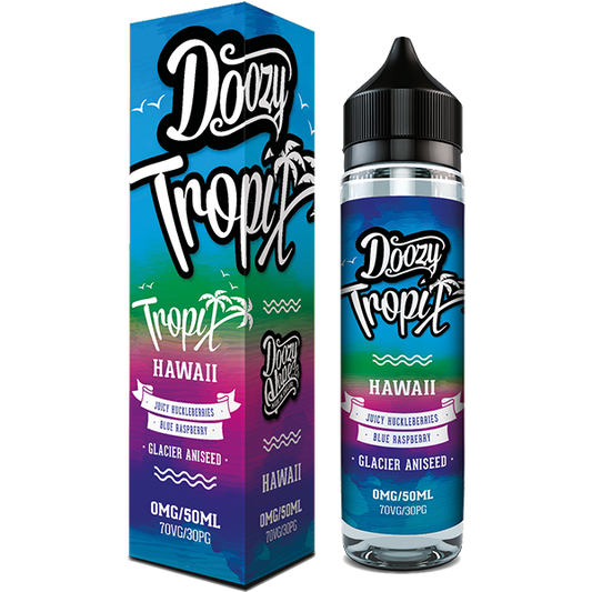 Doozy Vape Tropix: Hawaii 0mg 50ml Shortfill E-Liquid