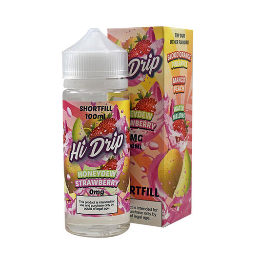 Hi Drip Honeydew Strawberry 0mg 100ml Shortfill E-Liquid