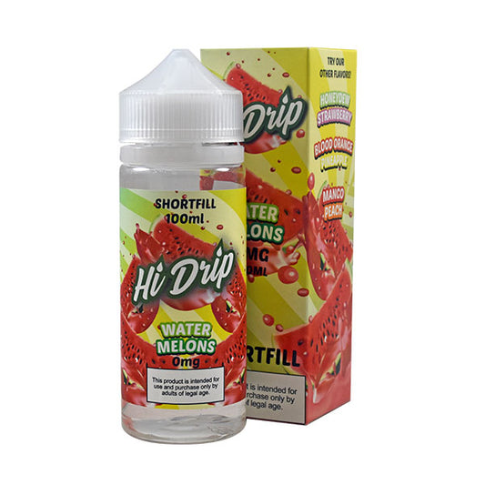 Hi Drip Water Melons 0mg 100ml Shortfill E-Liquid