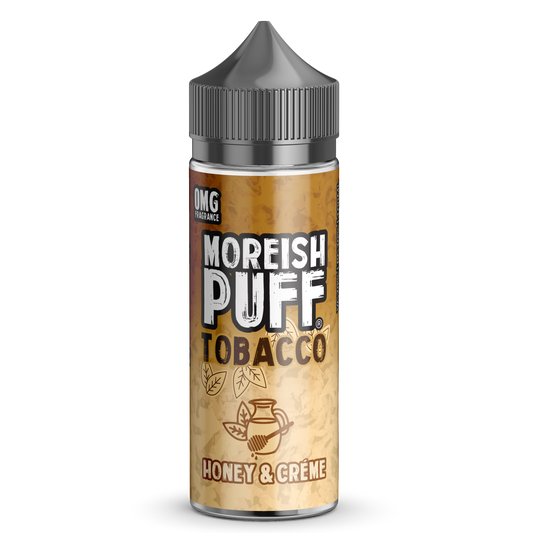 Moreish Puff Tobacco Honey & Cream 0mg 100ml Shortfill E-Liquid-100ml