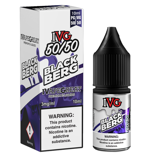 Blackberg By IVG Menthol 50:50 TPD Complaint E-Liquid - 10ml