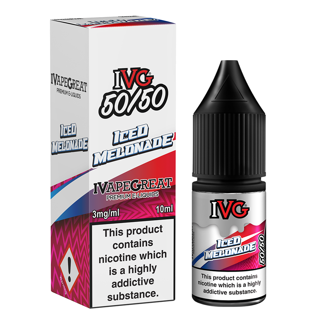 IVG Crushed 50/50: Iced Melonade 10ml E-Liquid-3mg